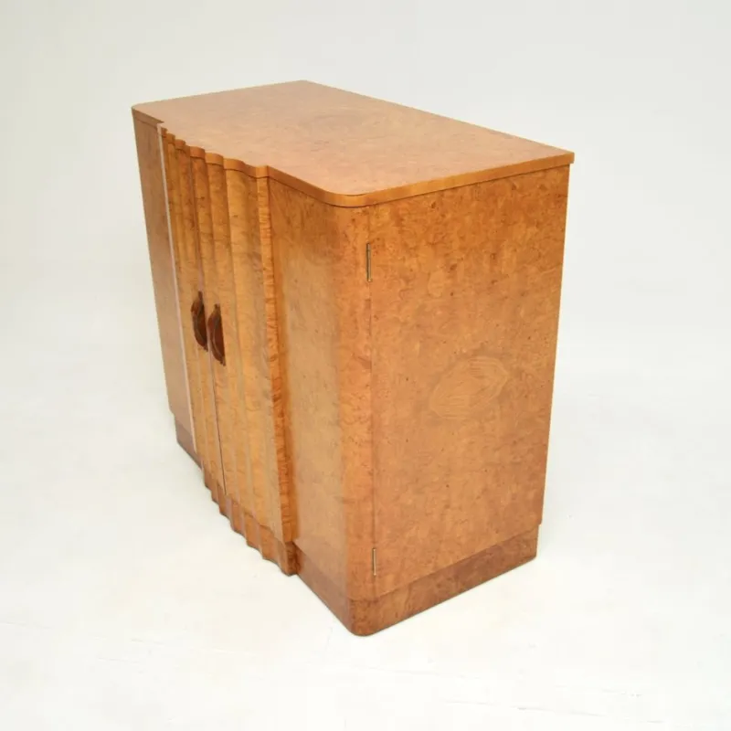 Online Pamono Art Deco Burr Walnut Cabinet from Harry and Lou Epstein, 1930s