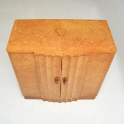 Online Pamono Art Deco Burr Walnut Cabinet from Harry and Lou Epstein, 1930s