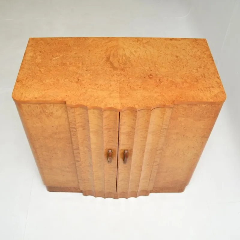 Online Pamono Art Deco Burr Walnut Cabinet from Harry and Lou Epstein, 1930s