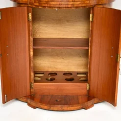 Pamono Art Deco Burr Walnut Cocktail Cabinet from Epstein, 1930s><noscript><img width=