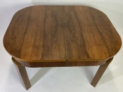 Pamono Art Deco Burr Walnut Dining Table, 1930s> Dining Tables & Sets