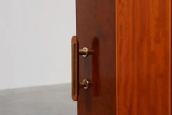 Best Pamono Art Deco Cabinet with Veneer Wood Inlay, France, 1920s