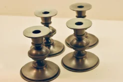 Clearance Pamono Art Deco Candleholders by Edvin Ollers for Schreuder&Olsson, 1960s, Set of 4
