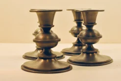 Clearance Pamono Art Deco Candleholders by Edvin Ollers for Schreuder&Olsson, 1960s, Set of 4