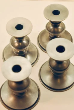 Clearance Pamono Art Deco Candleholders by Edvin Ollers for Schreuder&Olsson, 1960s, Set of 4