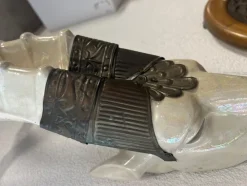 Pamono Art Deco Capricorn Wall Lamp, 1930s><noscript><img width=