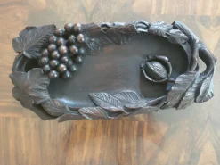 Pamono Art Deco Carved Wood Centerpiece, 1930s> Dinnerware Accessories