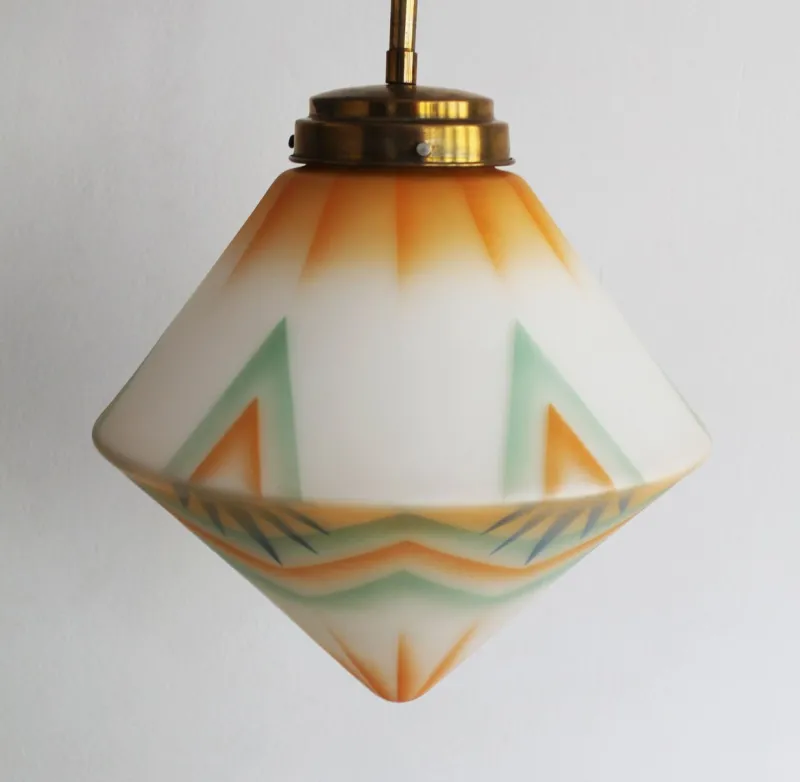 Online Pamono Art Deco Ceiling Lamp, 1930s