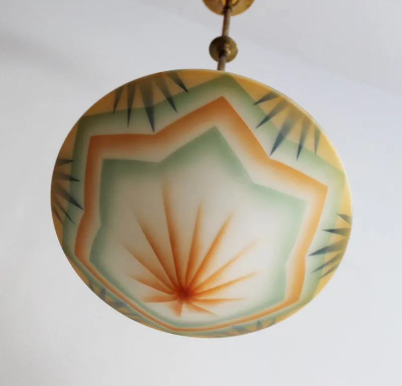 Online Pamono Art Deco Ceiling Lamp, 1930s