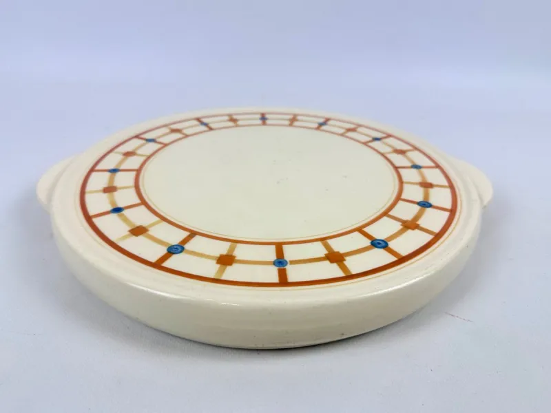 Pamono Art Deco Ceramic Cake Plate from VVB Elsterwerda, 1940s> Serving Dishes