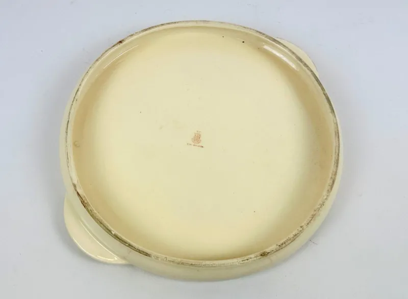 Pamono Art Deco Ceramic Cake Plate from VVB Elsterwerda, 1940s> Serving Dishes