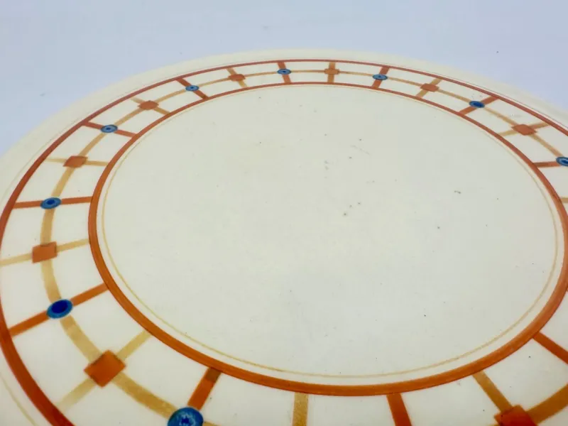 Pamono Art Deco Ceramic Cake Plate from VVB Elsterwerda, 1940s> Serving Dishes