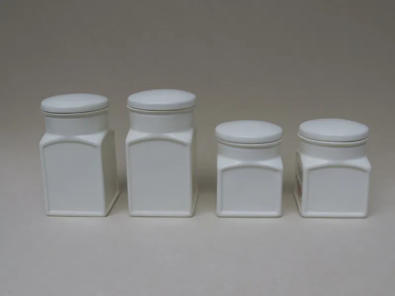 Outlet Pamono Art Deco Ceramic Jars from Max Roesler, Set of 4