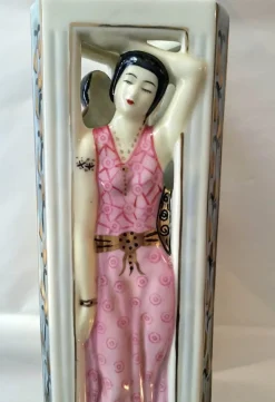 Pamono Art Deco Ceramic Sculpture><noscript><img width=