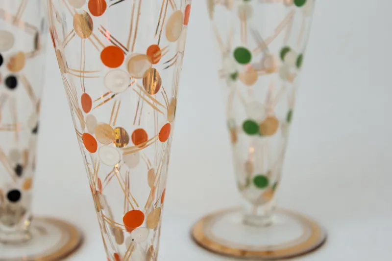 Clearance Pamono Art Deco Champagne Glasses, 1920s, Set of 3