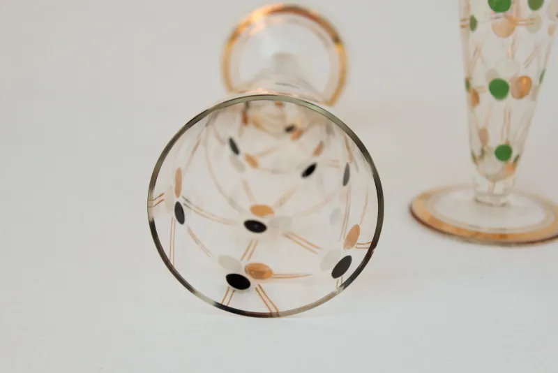 Clearance Pamono Art Deco Champagne Glasses, 1920s, Set of 3