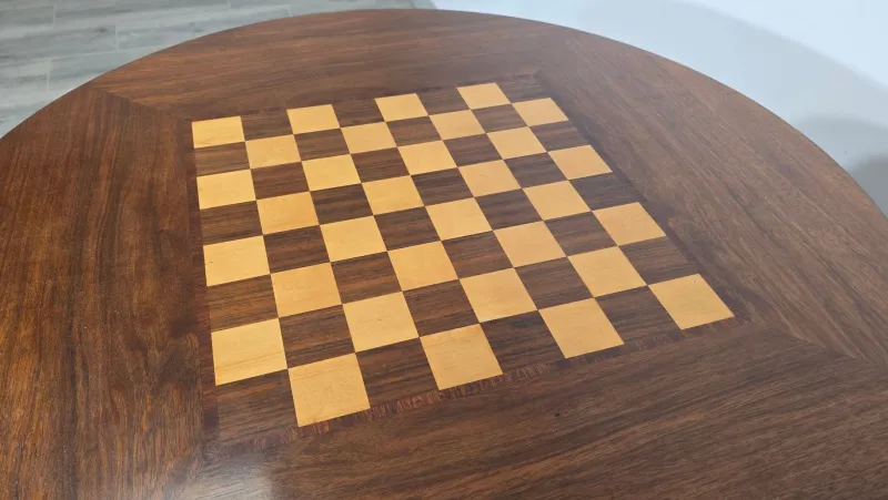 Pamono Art Deco Chess and Poker Table