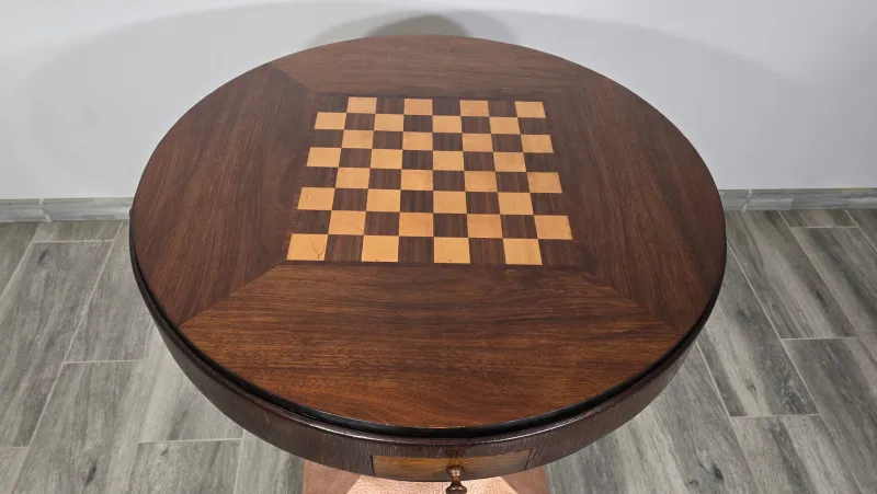 Pamono Art Deco Chess and Poker Table