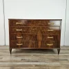 Pamono Art Deco Chest of Drawers in Walnut Burl, 1940> Dressers, Commodes & Chests