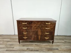 Pamono Art Deco Chest of Drawers in Walnut Burl, 1940> Dressers, Commodes & Chests