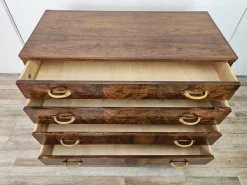 Pamono Art Deco Chest of Drawers in Walnut Burl, 1940><noscript><img width=