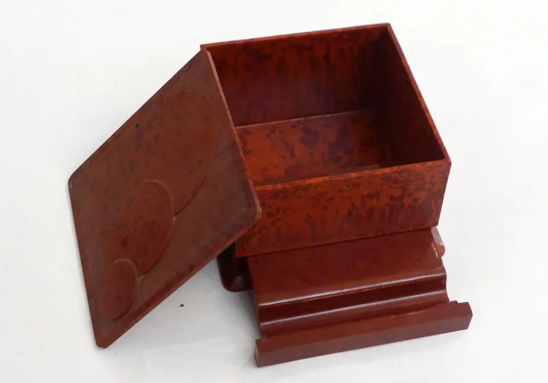 Discount Pamono Art Deco Cigarette Dispenser Box in Bakelite 1930s