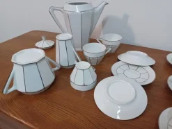 Hot Pamono Art Deco Coffee Service, 1930s, Set of 9
