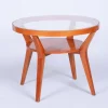 New Pamono Art Deco Coffee Table in Oak by Koželka and Kropáček, 1940s