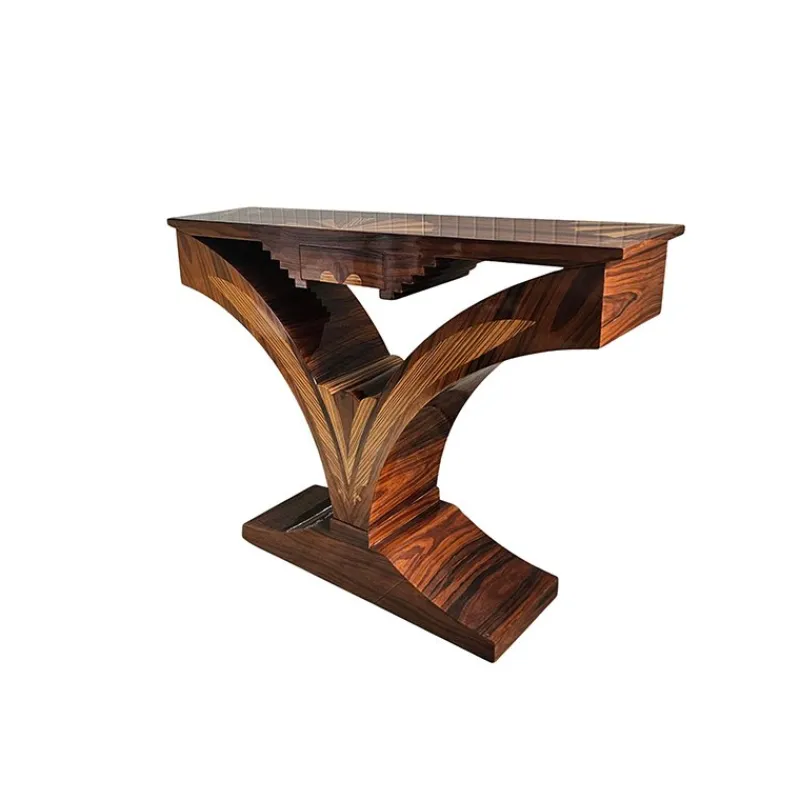Outlet Pamono Art Deco Console Table in Walnut, 1980s