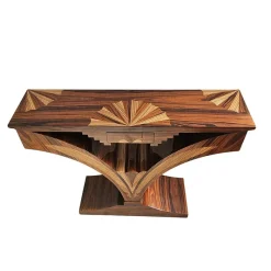 Outlet Pamono Art Deco Console Table in Walnut, 1980s