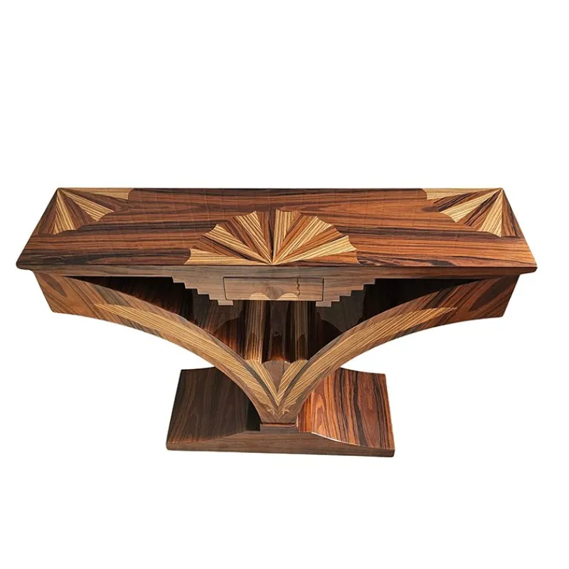 Outlet Pamono Art Deco Console Table in Walnut, 1980s