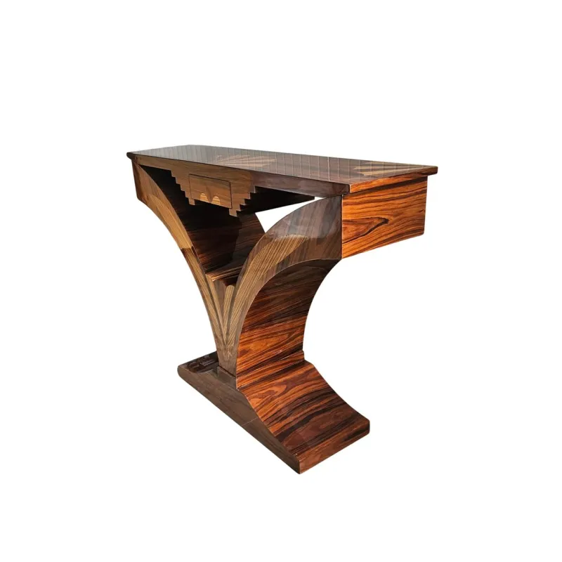 Outlet Pamono Art Deco Console Table in Walnut, 1980s