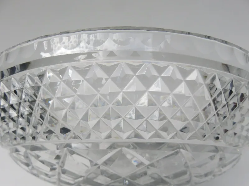 Pamono Art Deco Crystal Glass Fruit Bowl with Feet