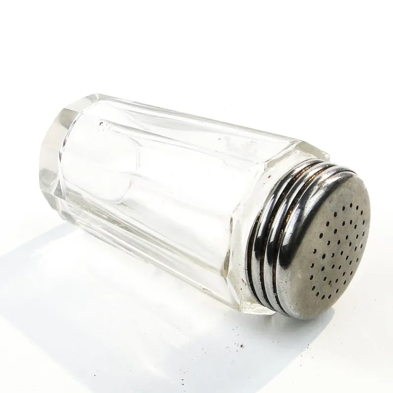 Pamono Art Deco Crystal Salt Holder, United Kingdom, 1950s> Salt & Pepper Shakers