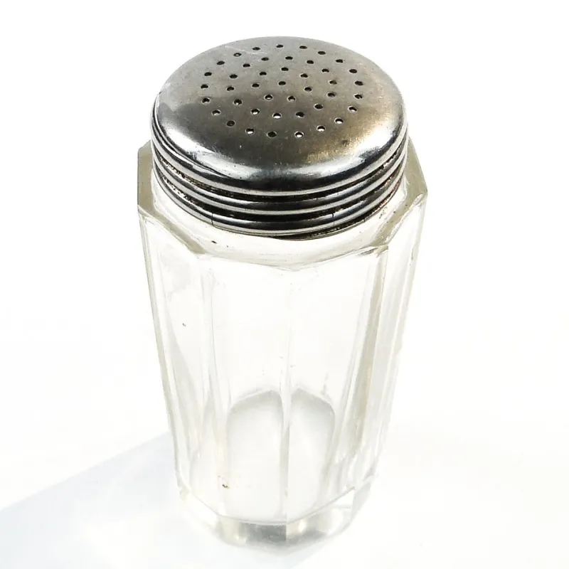 Pamono Art Deco Crystal Salt Holder, United Kingdom, 1950s> Salt & Pepper Shakers