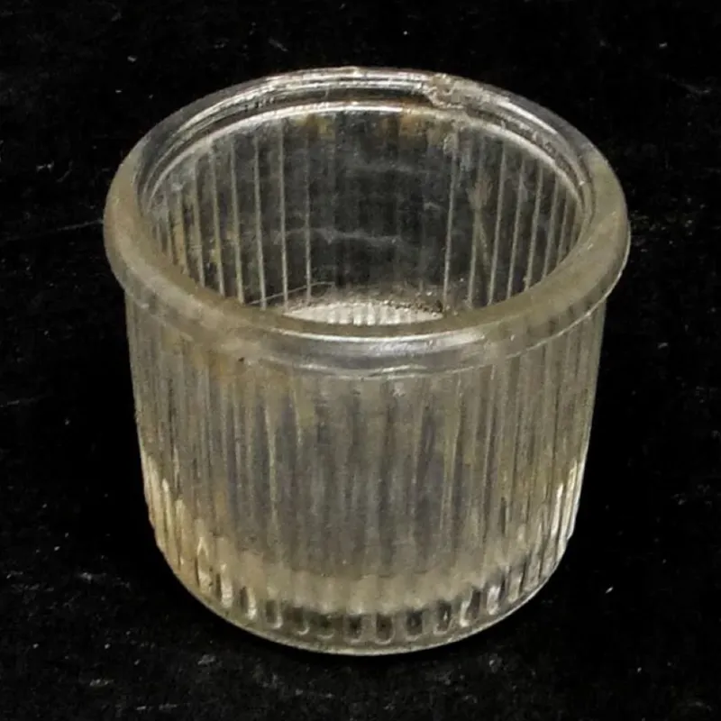 New Pamono Art Deco Crystal Salt Holders, Poland, 1950s, Set of 3