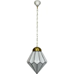Pamono Art Deco Cubist Pendant, 1930s> Ceiling Lights