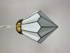 Pamono Art Deco Cubist Pendant, 1930s><noscript><img width=