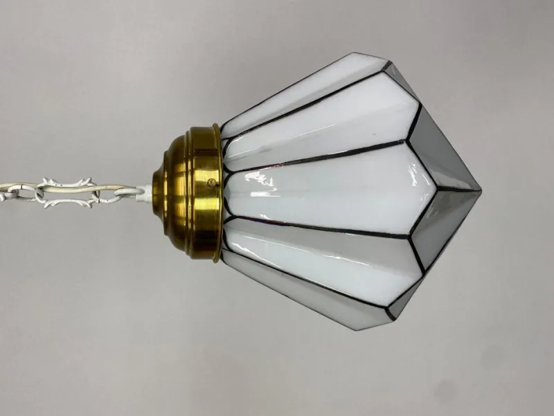 Pamono Art Deco Cubist Pendant, 1930s> Ceiling Lights