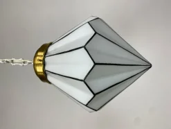 Pamono Art Deco Cubist Pendant, 1930s><noscript><img width=