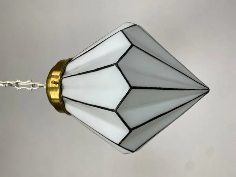 Pamono Art Deco Cubist Pendant, 1930s> Ceiling Lights