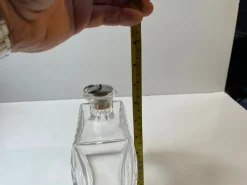 Clearance Pamono Art Deco Danish Crystal Cushion Shaped Decanter, 1930s