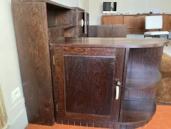 Pamono Art Deco Daybed in Palm Wood, 1930s><noscript><img width=