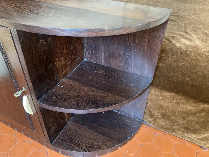 Pamono Art Deco Daybed in Palm Wood, 1930s> Daybeds & Chaises Lounges