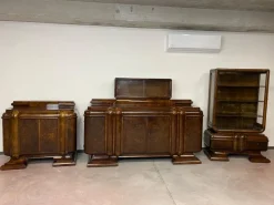 Pamono Art Deco Dining Room Set, 1930s, Set of 3> Living Room Sets