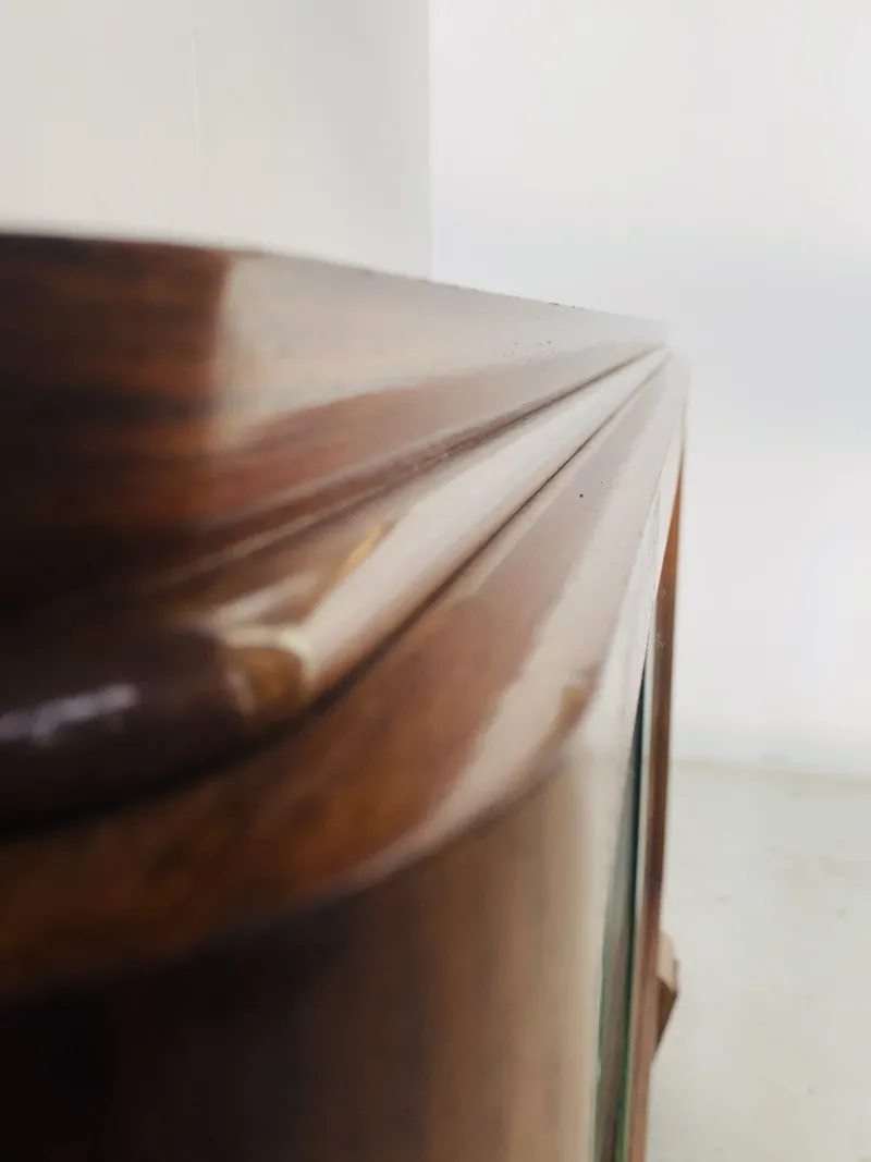 Sale Pamono Art Deco Display Case in Mahogany and Veneer