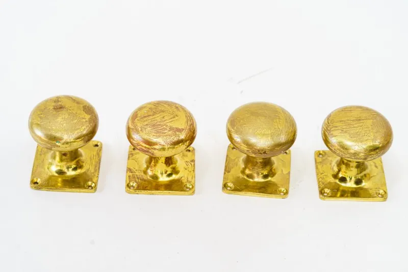 Outlet Pamono Art Deco Door Handles, Vienna, 1920s, Set of 4