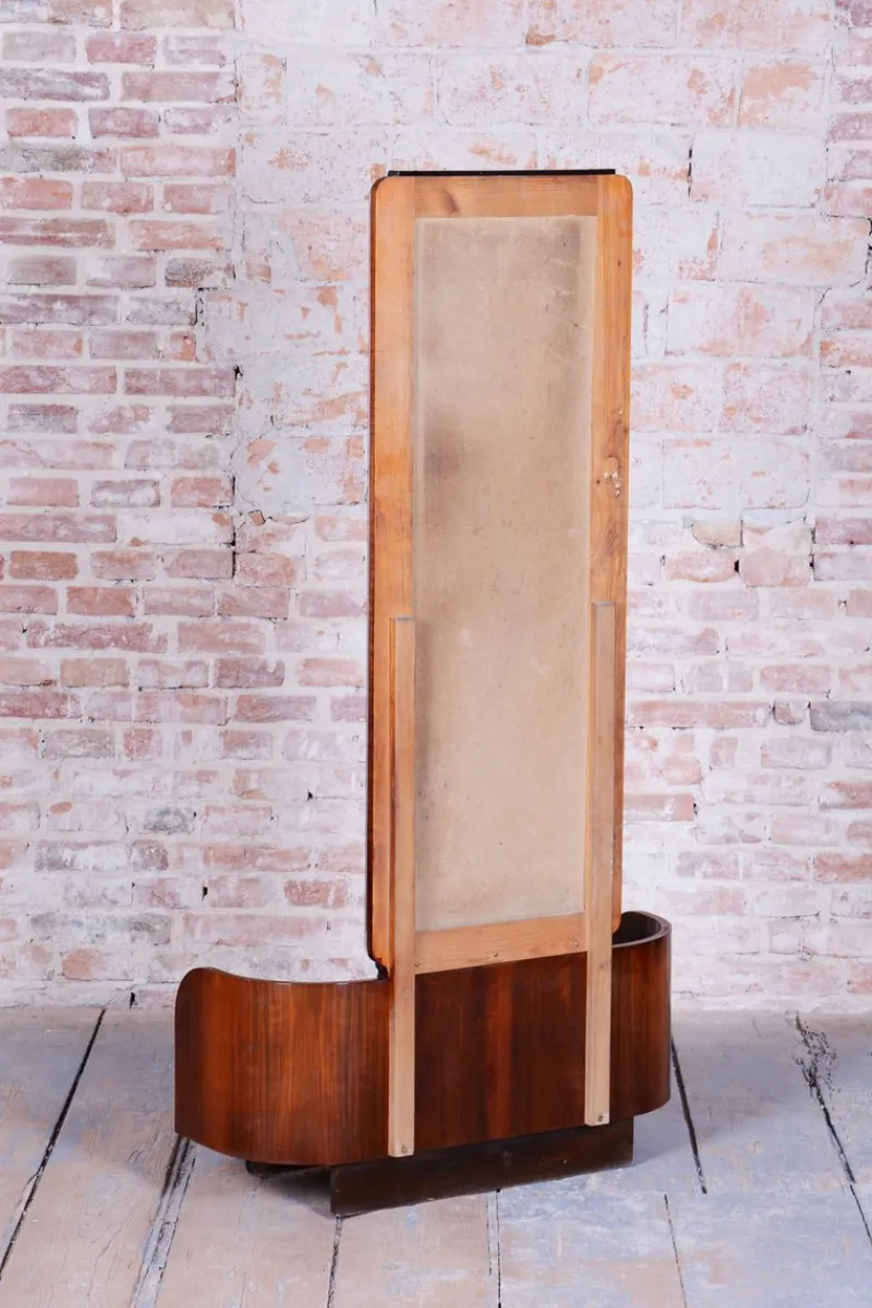 Outlet Pamono Art Deco Dressing Mirror in Walnut attributed to Halabala for Up Zavody, Czech, 1930s