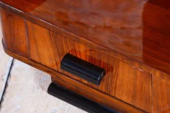 Outlet Pamono Art Deco Dressing Mirror in Walnut attributed to Halabala for Up Zavody, Czech, 1930s