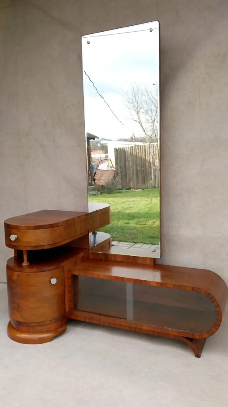 Pamono Art Deco Dressing Table attributed to Thonet, 1939> Dressing Tables